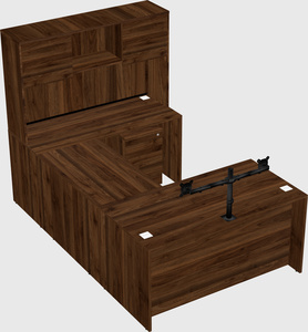 U-shaped desk