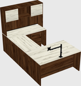 U-shaped desk