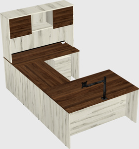 U-shaped desk
