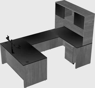 U-shaped desk