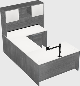 U-shaped desk
