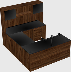 U-shaped desk