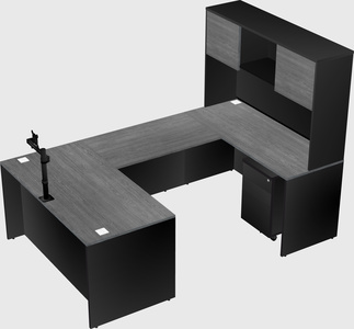 U-shaped desk