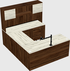 U-shaped desk