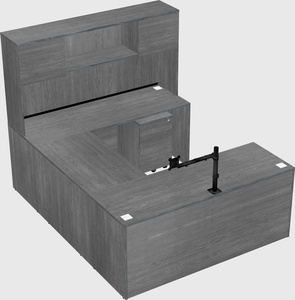 U-shaped desk