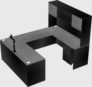 U-shaped desk