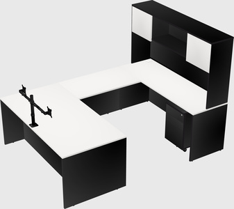 U-shaped desk