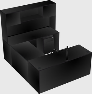 U-shaped desk