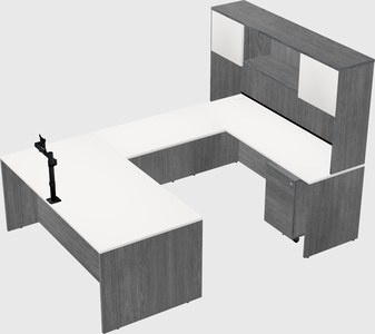 U-shaped desk