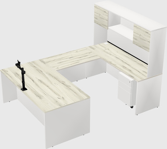 U-shaped desk