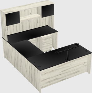 U-shaped desk