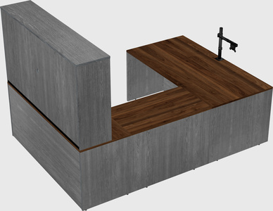 Bureau en u