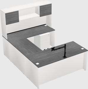 U-shaped desk
