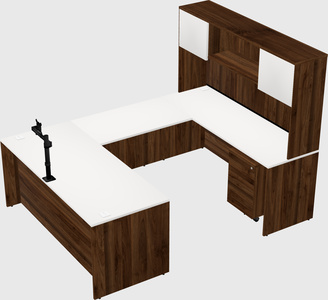 U-shaped desk