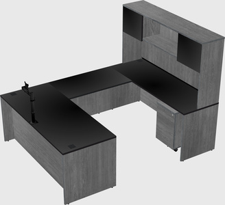 U-shaped desk