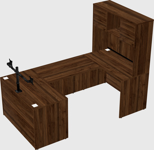 U-shaped desk