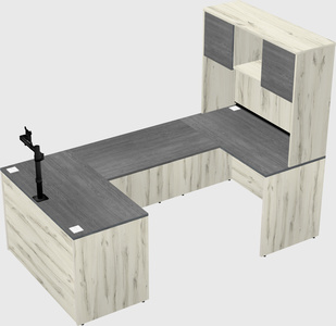 U-shaped desk