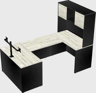 U-shaped desk