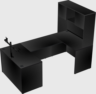 U-shaped desk