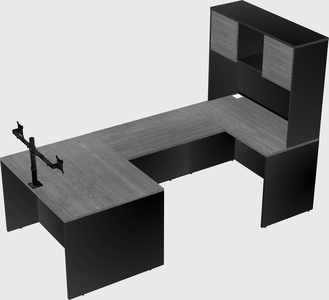 U-shaped desk
