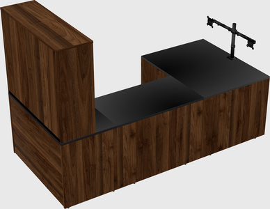 U-shaped desk