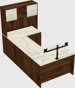 U-shaped desk