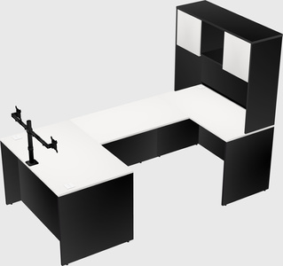 U-shaped desk