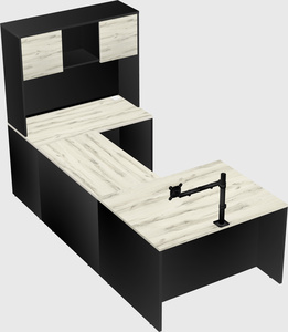 U-shaped desk