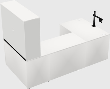 U-shaped desk