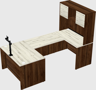 U-shaped desk