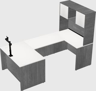 U-shaped desk