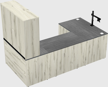 U-shaped desk