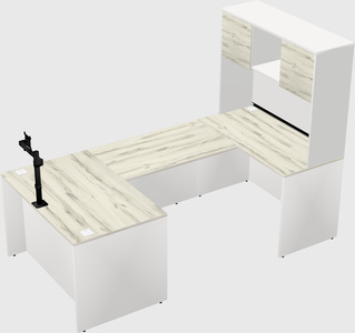 U-shaped desk