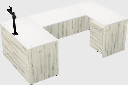 U-shaped desk