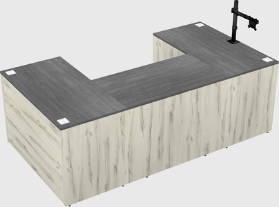 U-shaped desk