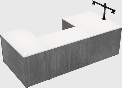 U-shaped desk