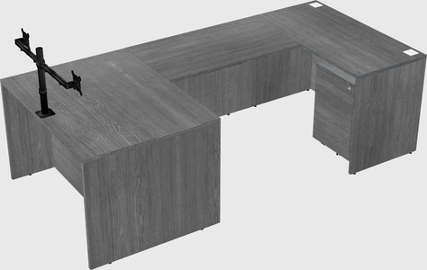 U-shaped desk