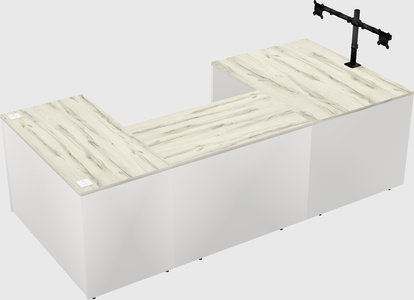 U-shaped desk