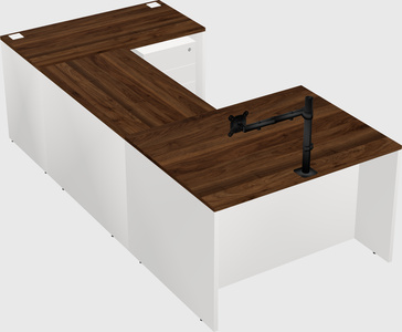 U-shaped desk