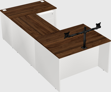 U-shaped desk