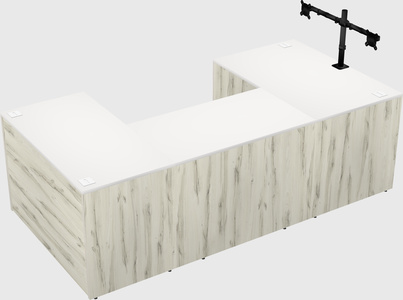 U-shaped desk