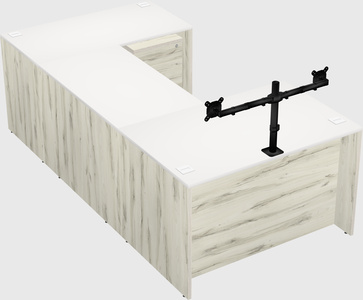 U-shaped desk