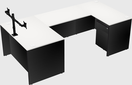 U-shaped desk