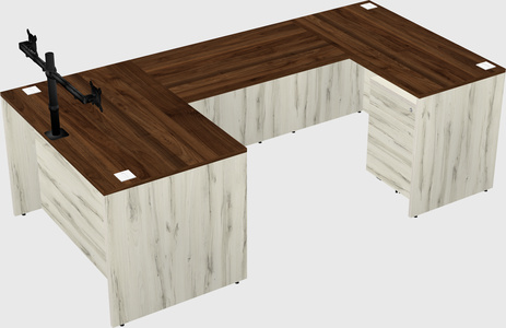 U-shaped desk