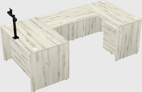 U-shaped desk