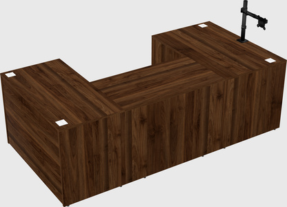 U-shaped desk