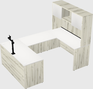 U-shaped desk