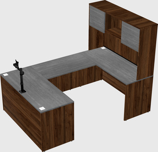 U-shaped desk