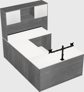 U-shaped desk