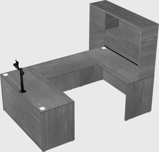U-shaped desk